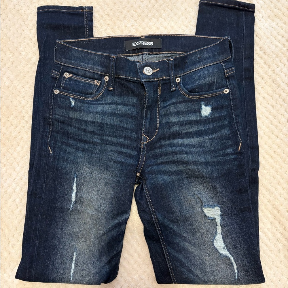 Express Distressed Jeans